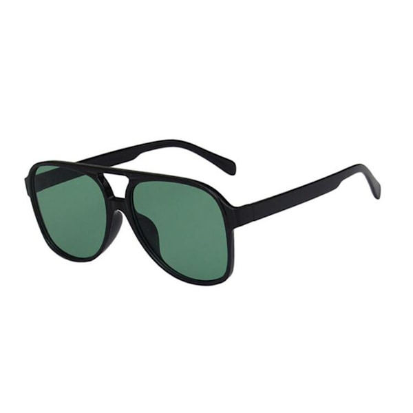 Retro Dubbelbåge UV-skydd Färgade Glas Läsglasögon för Män och Kvinnor +1.0~+6.0 Leopard Brown Lens Plano