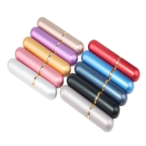 Färgade Aromaterapi Inhalatorer 5ml Tomma Rör För Eterisk Olja Purple