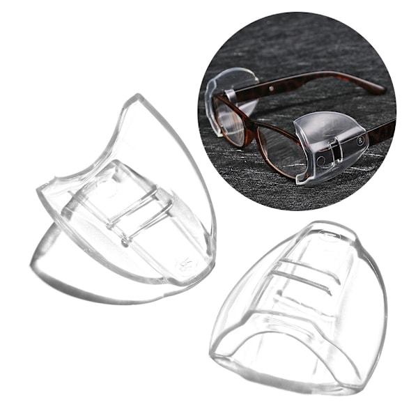 Säkerhet Dammtäta Skyddsglasögon Sidoskydd Skyddar Ögon Glasögon Säkert Skydd 17mm