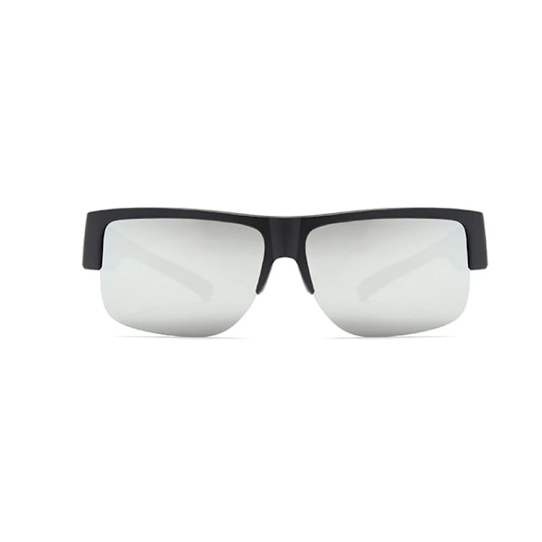 Unisex Halvram Passar Över Glasögon Polariserade Solglasögon Omslutande Glasögon Nya Gray