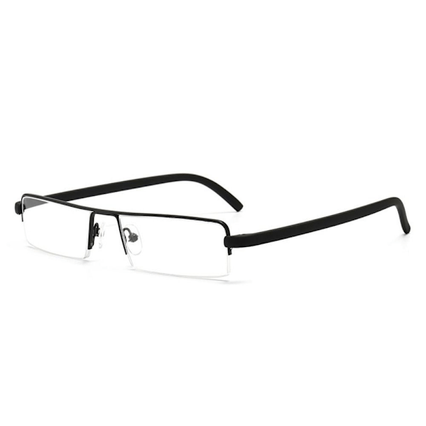 TR PC Halvram Glasögon Metall Anti-Ansträngning Läsglasögon blue-200