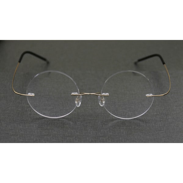 Läsglasögon Män Kvinnor Bågfri Titanram -0.50 -0.75 -1.0 -1.5 / -6.0 Style 3 Custom Lenses