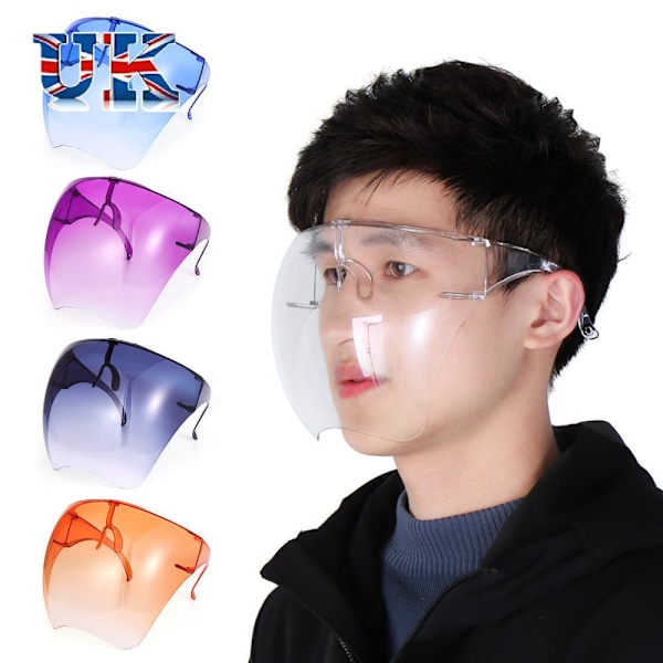Underhållningsglasögon UV 400 Visir Skyddsglasögon Solglasögon Anti-im Goggles C05