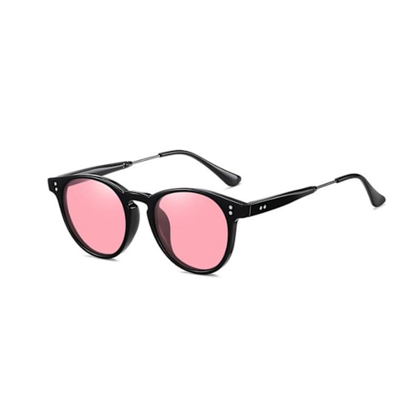 Retro runda läsglasögon med nitar för män och kvinnor, anti-UV, blå rosa gula +1.0~+4.0 Leopard Frame Green Lens Notes for Left Right Strength