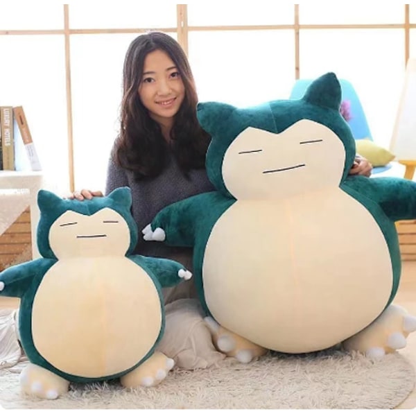 Nintendo Pokemon Center Snorlax Mjukisdjur Teddy Sleepy Plysch Födelsedagspresent Barn Holster C 150cm