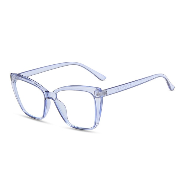 Nya Cat Eye Anti Blått Ljus Läsglasögon För Kvinnor Mode Helbåge Glasögon C5 Blue 0