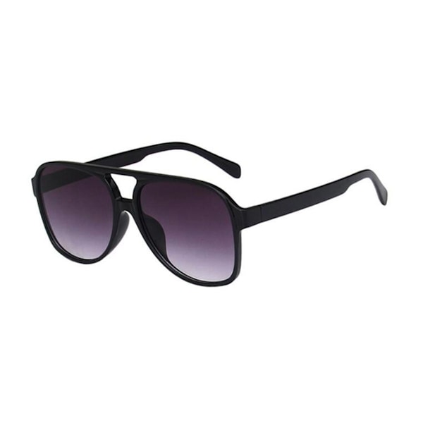 Retro Dubbelbåge UV-skydd Färgade Glas Läsglasögon för Män och Kvinnor +1.0~+6.0 Leopard Brown Lens Plano