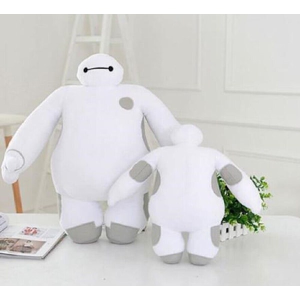 Mjuk STOR HJÄLTE 6 Baymax ROBOT Sittande Fylld Mjuk Plysch Leksaker Docka Present 18CM