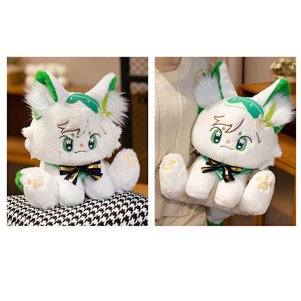 Genshin Impact Venti Cat Barbatos Plyschleksak Pp Bomullsfyllning 32cm