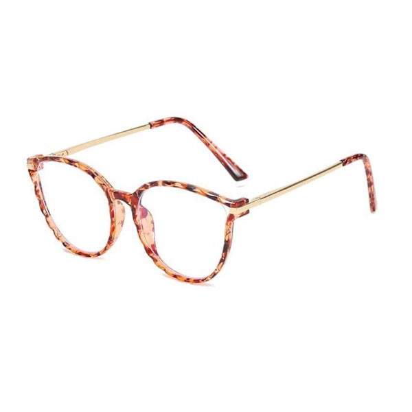 Läsglasögon med Cat Eye-båge i Acetat och Metall för Män och Kvinnor +1.0 1.5 2.0 2.5 ~+6.0 Leopard Notes for Left Right Strength