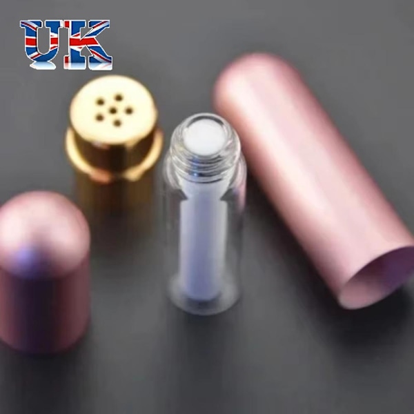 Färgade Aromaterapi Inhalatorer 5ml Tomma Rör För Eterisk Olja Purple