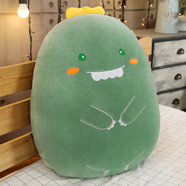 Squishmallows Plyschdjur Kawaii Dinosaurie Unicorm Lejon Mjuk Barn Julklapp Green Dinosaur 60CM