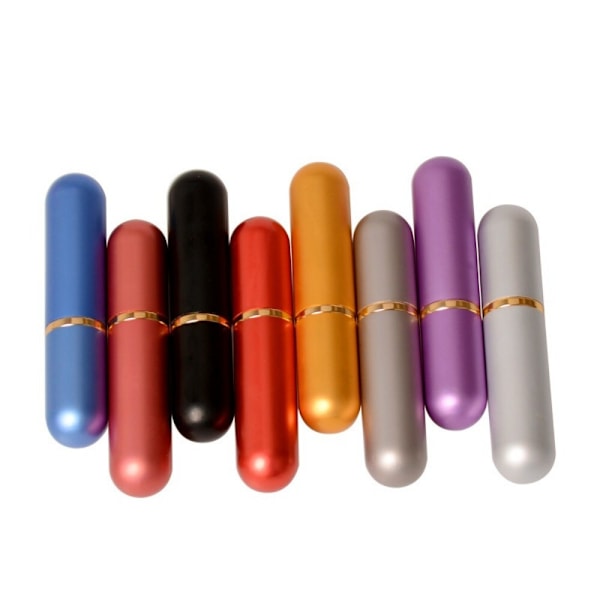 Färgade Aromaterapi Inhalatorer 5ml Tomma Rör För Eterisk Olja Purple