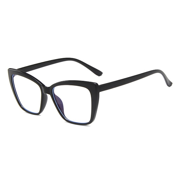 Nya Cat Eye Anti Blått Ljus Läsglasögon För Kvinnor Mode Helbåge Glasögon C1 Black 0