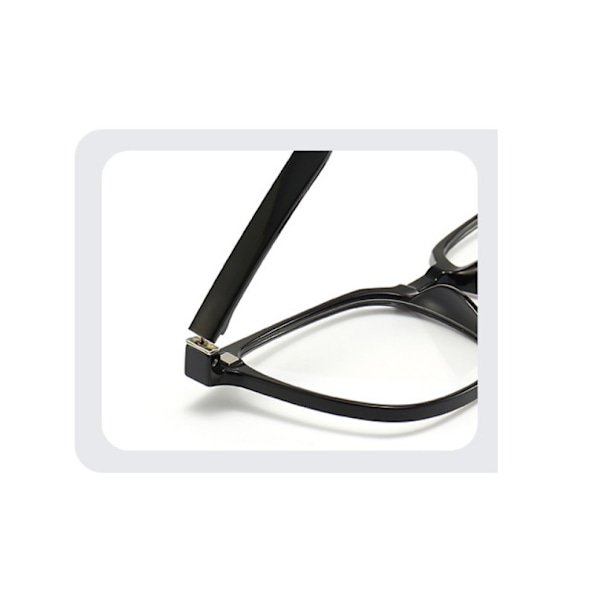 3 i 1 TR90 Magnetiska Clip On Polariserade Solglasögon För Män Fyrkantiga Glasögonbågar Matte Black