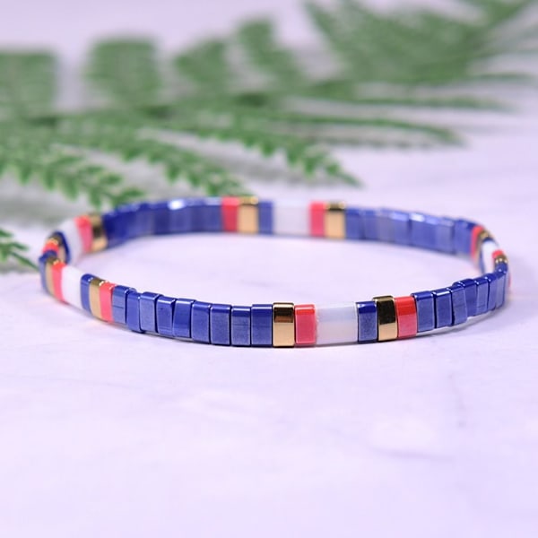 Tila Pärlor Boho Armband Stretchiga Accessoarer Mode Smycken Handled Kvinnor 3