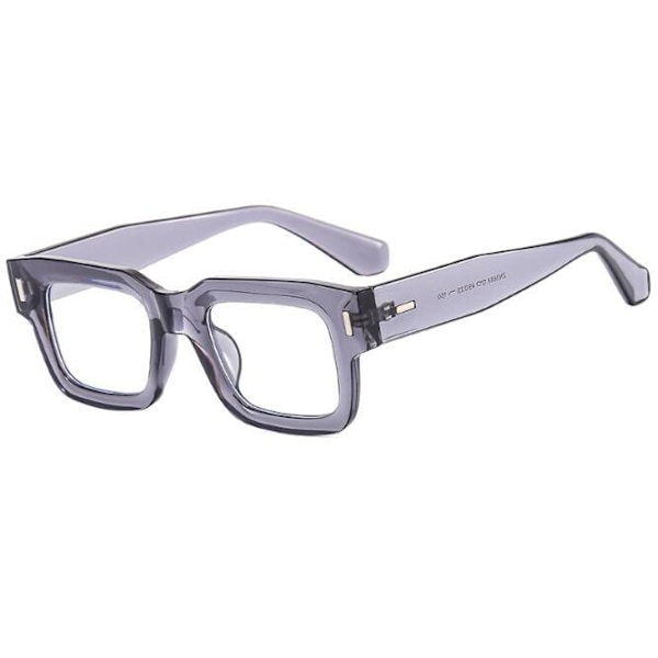 Herr Dam Tjock Ram Anti Blått Ljus Läsglasögon Klassiska Fyrkantiga Glasögon Nya Leopard +3.50 strength