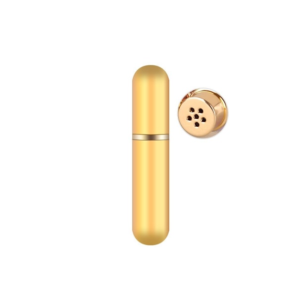 Färgade Aromaterapi Inhalatorer 5ml Tomma Rör För Eterisk Olja Gold