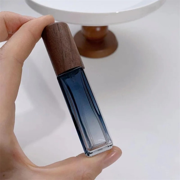 3 st Påfyllningsbara Parfymflaskor Glas Atomizer Flaska Resa Blue2 10ml