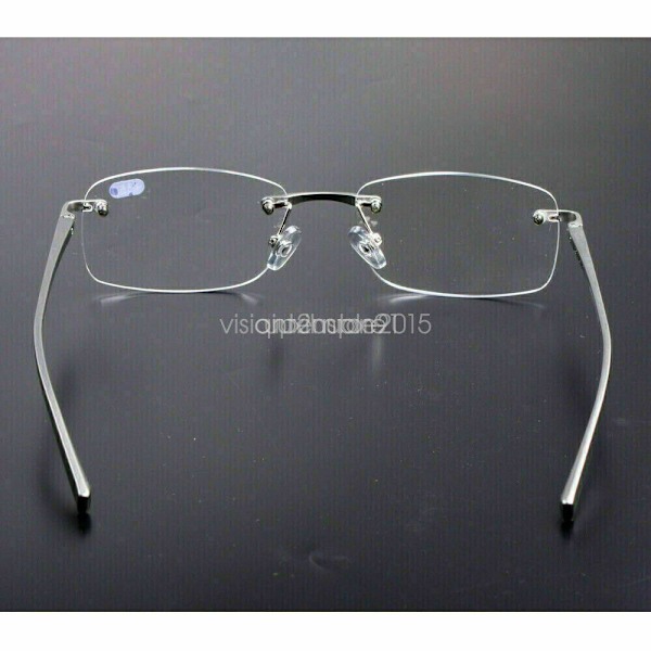 Bågösa läsglasögon Gun Alloy Metall Anti Blått Ljus Glasögon +1.0 +2.0 +3.0 +3.50 strength