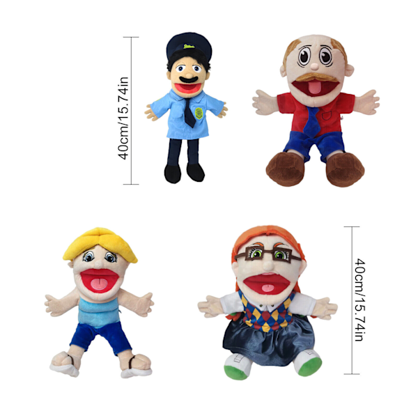 Jeffy Handdocka Pojke Joseph Cody feebee Plyschleksak Docka Avtagbar Docka Present* Rocker 50CM