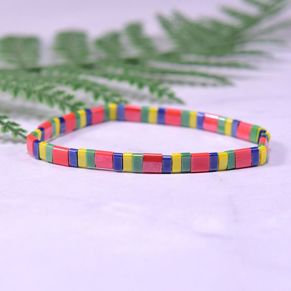Tila Pärlor Boho Armband Stretchiga Accessoarer Mode Smycken Handled Kvinnor 3