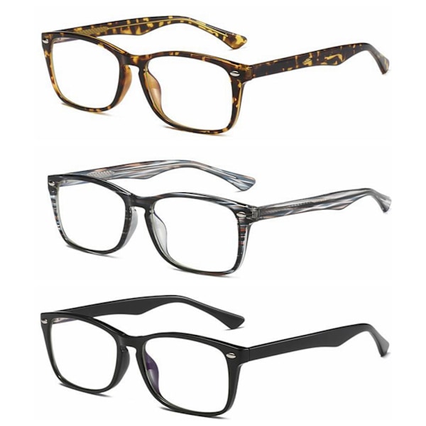 Retro läsglasögon med nitdetaljer och träimitation för män och kvinnor +1.0~+4.0 4.5 5.0 5.5 6.0 Leopard Notes for Left Right Strength