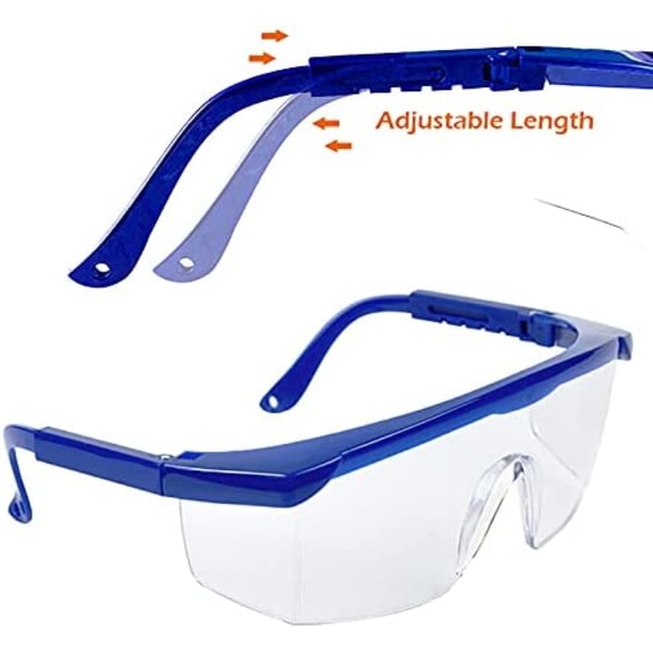 2 ST Anti-dimglasögon blå bågar UV-skyddsglasögon för barn
