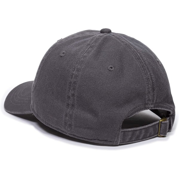 Unisex Charcoal Mountain Dad Hat, Justerbar Mjuk Bomull Pique Baseballkeps för Män och Kvinnor - Snygg och Bekväm, En Storlek