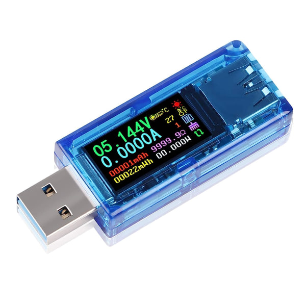 USB Digital Voltage Tester Multimeter 3,7-30V 0-4A USB Digital Cu