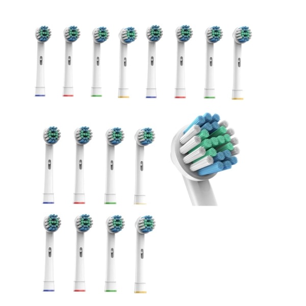 Kompatibla Oral B-tandborsthuvuden 16-pack