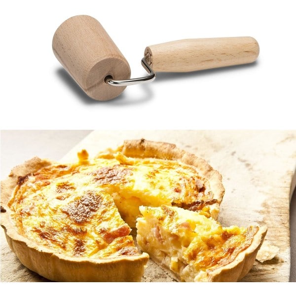 Träpizzakavel - 7x19cm Hållbar kavel för deg och bakverk - Oumbärligt bakverktyg