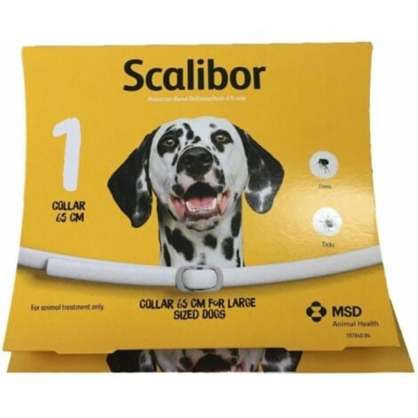 SCALIBOR antiparasithalsband för stora hundar - Leishmaniasis spciale - 65 cm