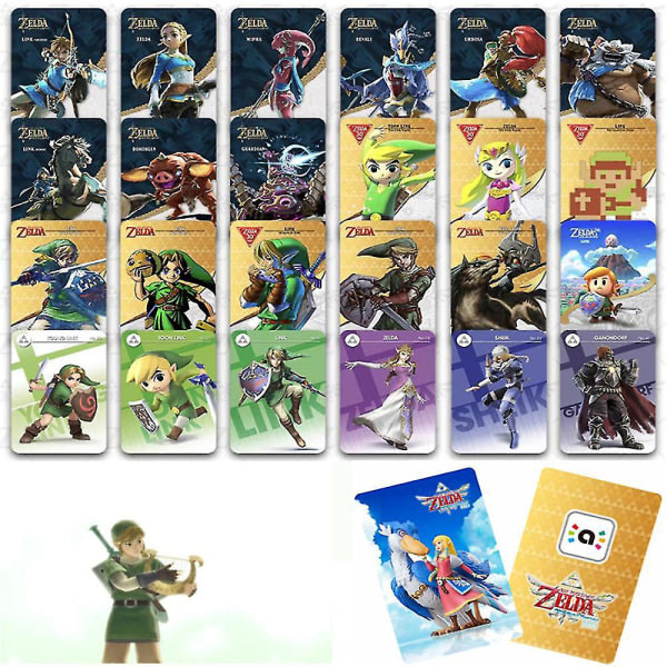 Trade Legend of Zelda Breath Of The Wild Amiibo NFC-kort 25 st