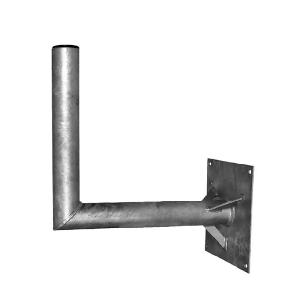 A.S. Sat Bracket 26060 Vægbeslag Galvaniseret Stål 60 cm Afstand til Væg 60 mm Rør med Verstrebung til satellitantenne til 1