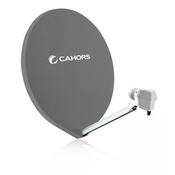 Satellitantenne - CAHORS - SMC 80 UNI - 80 CM - Forstærkning 38,25 dB - Bånd 10,7-12,75 GHz