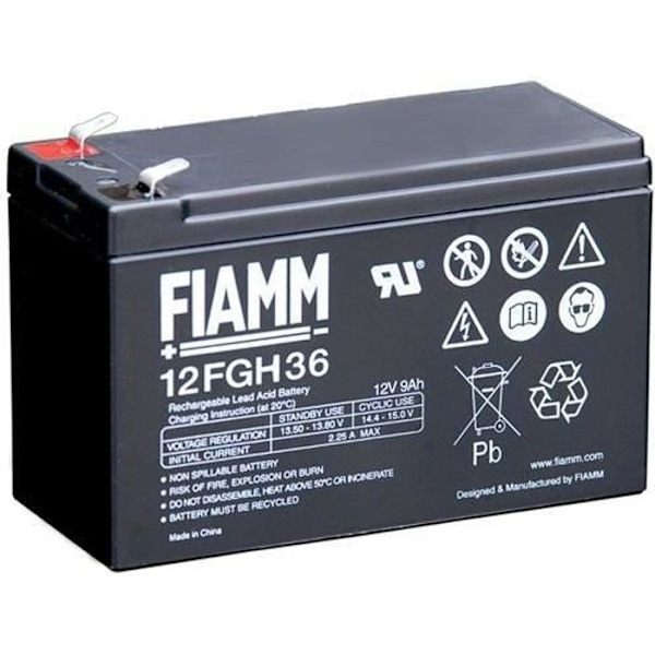 Batteri - Tecnoware - EACPE12V9AFIFGH - 9 Ah - 12 V - Svart - VRLA