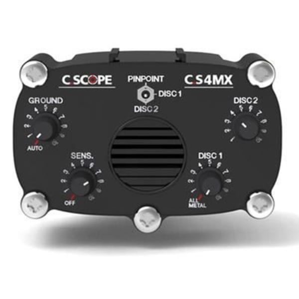 Professionell metalldetektor - C.Scope - CS4MX-I - 17kHz - Svart - Ljudlig