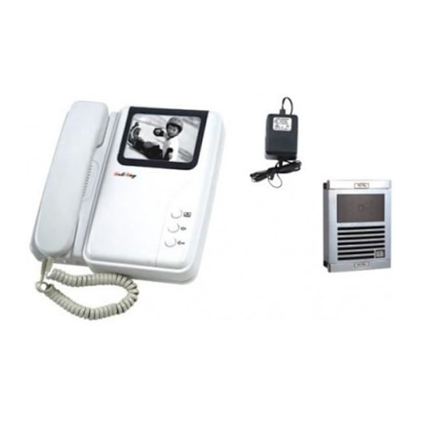 Elektronisk Villa Intercom Video Dørtelefon NB Overflademonteret (Monitorkamera) Sort og hvid