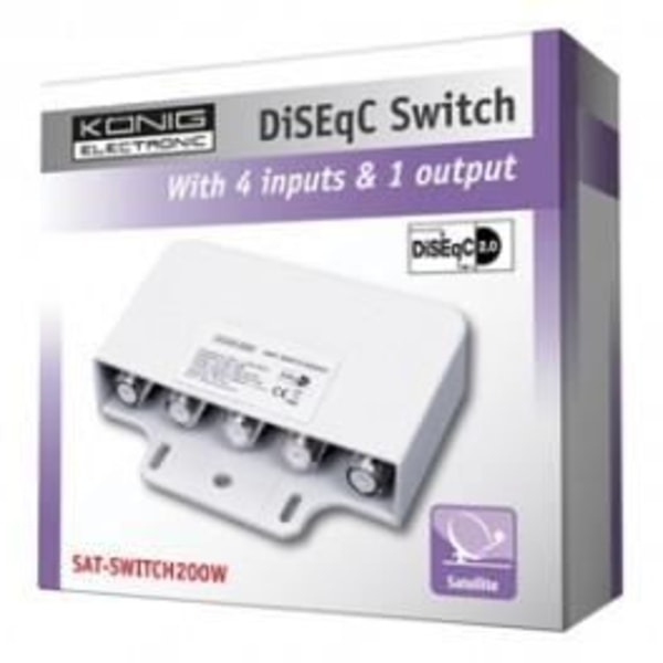 switch diseqc 4/1 200w