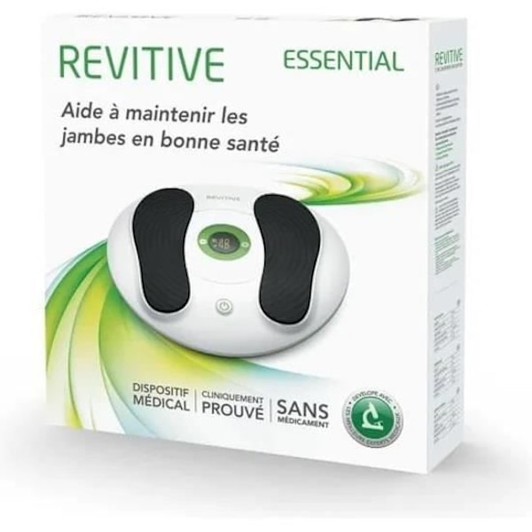 Revitive Essential verenkierron stimulaattori lievittää raskaita ja kipeitä jalkoja