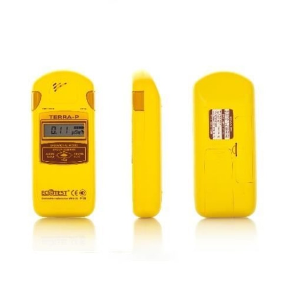 Geiger räknare - ECOTEST - TERRA-P - Beta/Gamma detektion - 3 kanaler - Frostbeständig LCD