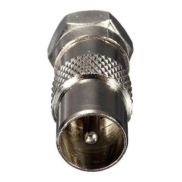 Typ F hane till RF hane 9.5 koaxialadapter för TV-antenn B01363