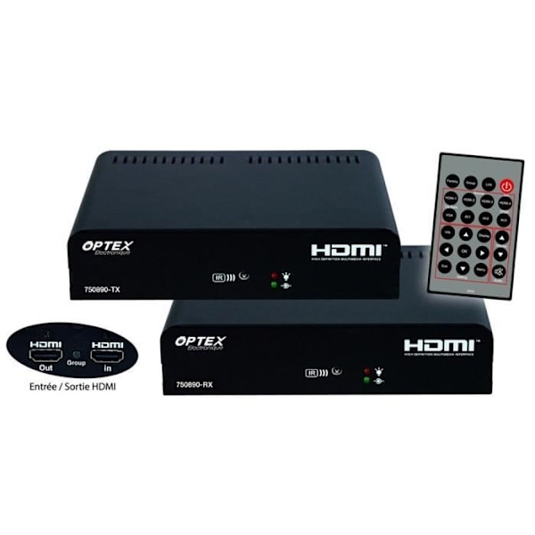 Transmitter Video Audio HD CPL - 750890 - HDMI - Infraröd - Fjärrkontroll ingår - 1920x1080 HD