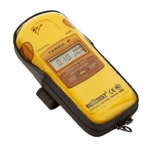 Geiger räknare - ECOTEST - TERRA-P - Beta/Gamma detektion - 3 kanaler - Frostbeständig LCD