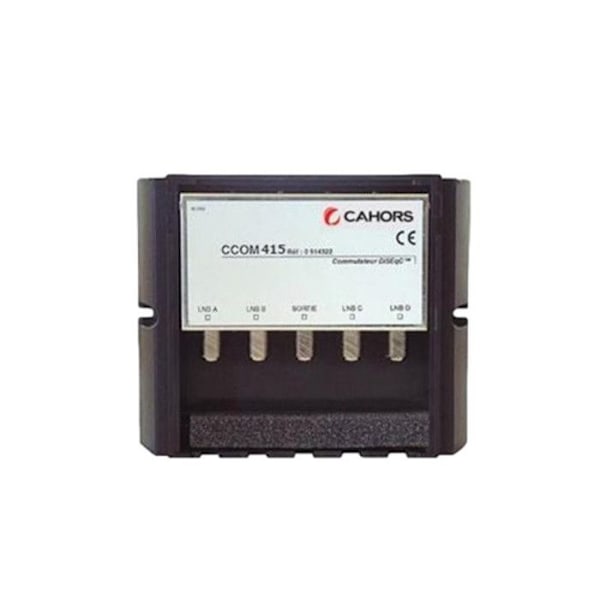 DiSEqC CCOM415 switch - vandtæt - 4 indgange 1 udgang - Cahors