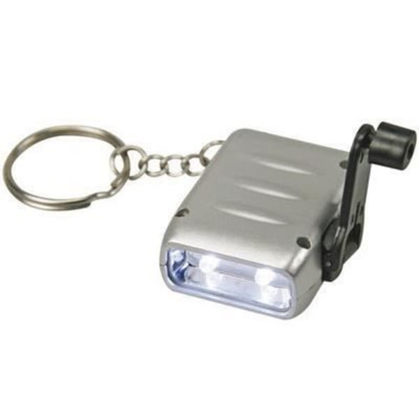 Mini dynamo lommelygte 2 LED lys lys z