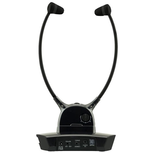 Trådløst TV-headset - CGV - HEL DOLFIN PREMIUM - Stethoskopisk - 2,4 GHz - Sort