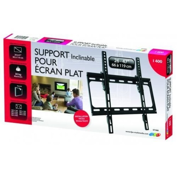 FPE Multimedia Tilting TV Support - För 26-47" skärm, maximal vikt stöds 30 kg