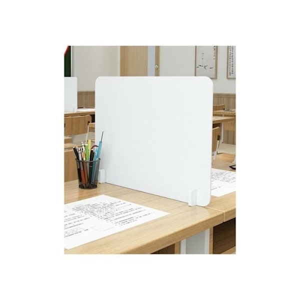 SKYDDSGLAS SKÄRM PLEXIGLAS TRANSPARANT 50X45CM SIDOSEPARATION HYGIAFONSEPARATORSKÖLD A03